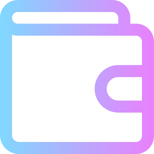 Wallet Super Basic Rounded Gradient icon