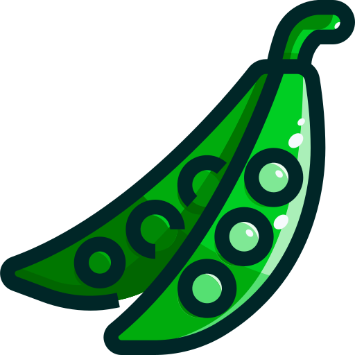 Green beans Justicon Lineal Color icon