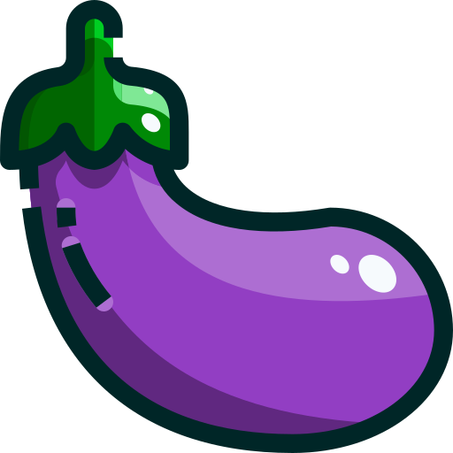 aubergine Justicon Lineal Color icon
