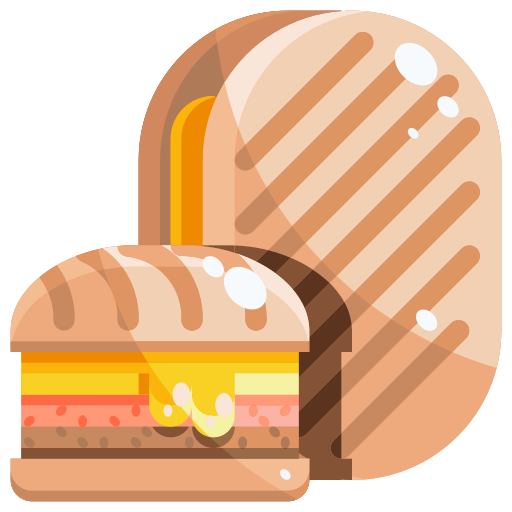 キューバのサンドイッチ Justicon Flat icon