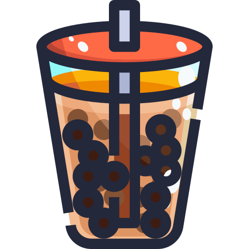 Bubble tea Justicon Lineal Color icono