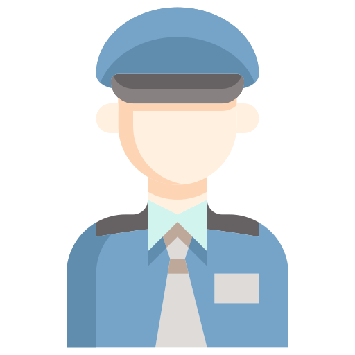 Security guard Justicon Flat icon