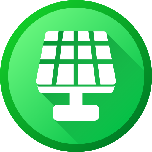 panel solar Generic gradient fill icono