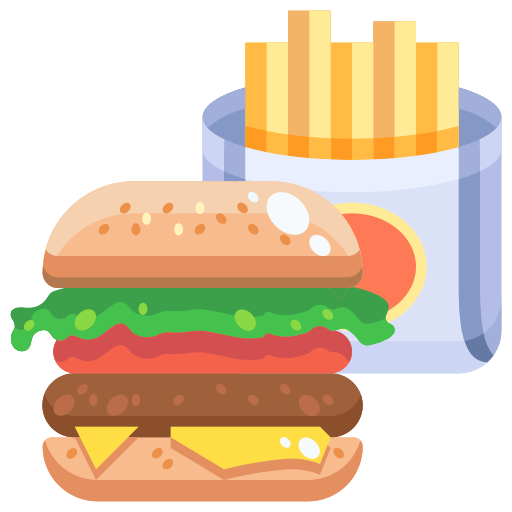 Гамбургер Justicon Flat иконка