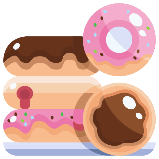 Donut Justicon Flat Ícone
