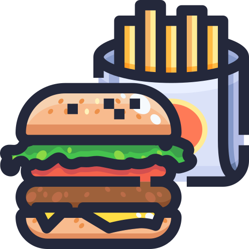 hamburger Justicon Lineal Color icona