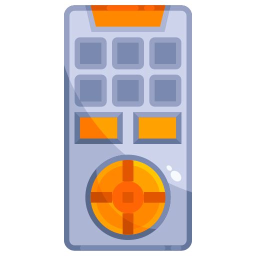 リモコン Justicon Flat icon