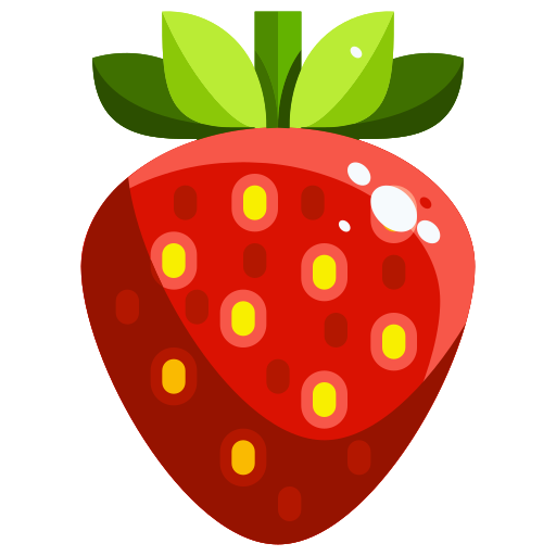 fraise Justicon Flat Icône