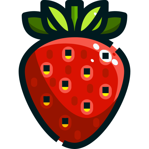Strawberry Justicon Lineal Color icon