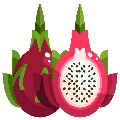 Fruta del dragón Justicon Flat icono