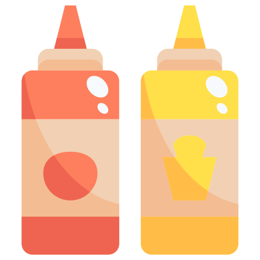 Ketchup Justicon Flat icono