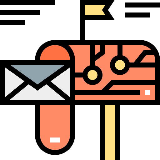 Электронное письмо Pixelmeetup Lineal Color иконка