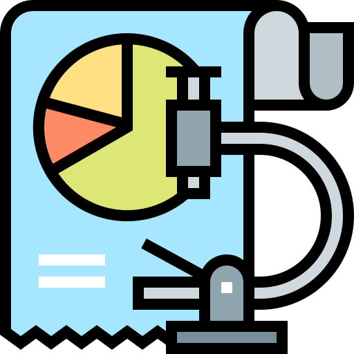 Market research Pixelmeetup Lineal Color icon