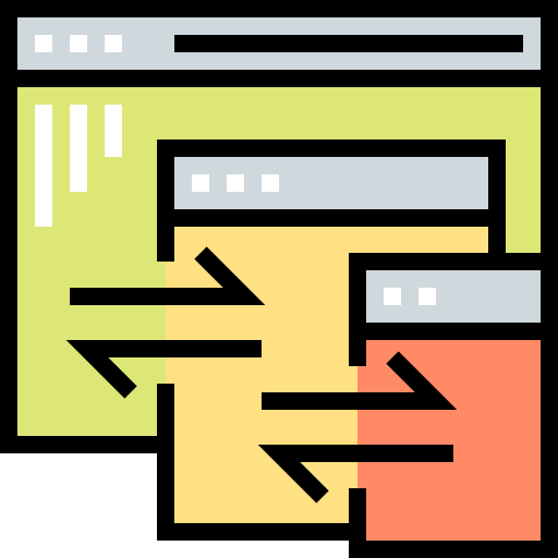 responsywna strona internetowa Pixelmeetup Lineal Color ikona