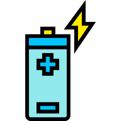 bateria Pixelmeetup Lineal Color ikona