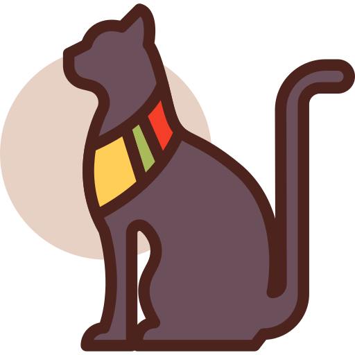 Gato Darius Dan Lineal Color icono