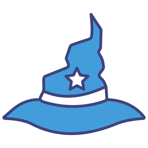 Witch hat Generic color lineal-color icon