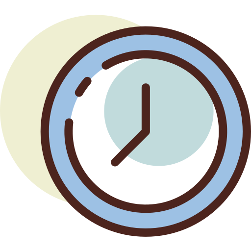 Reloj de pared Darius Dan Lineal Color icono