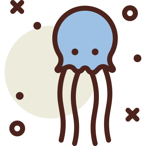 Медуза Darius Dan Lineal Color иконка
