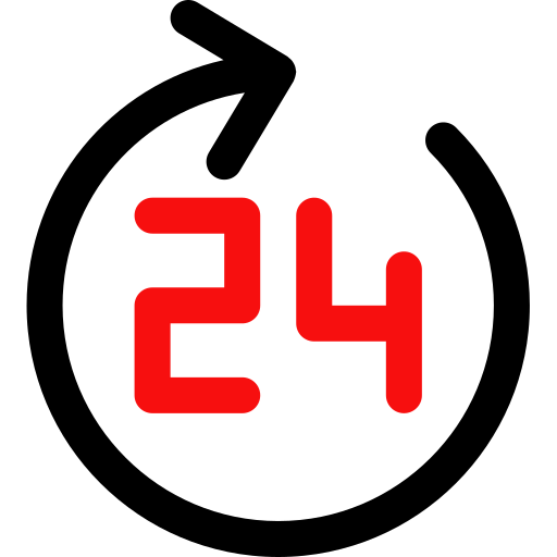 24 hours Darius Dan Two tone icon