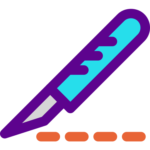 Cuchillo Darius Dan Lineal Color icono