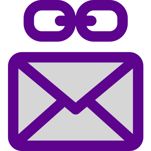 e-mail Darius Dan Lineal Color icoon