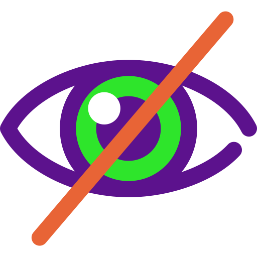 oog Darius Dan Lineal Color icoon