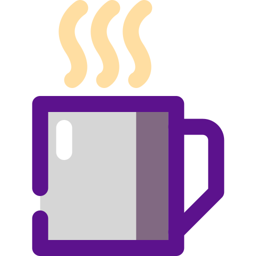 Tea cup Darius Dan Lineal Color icon