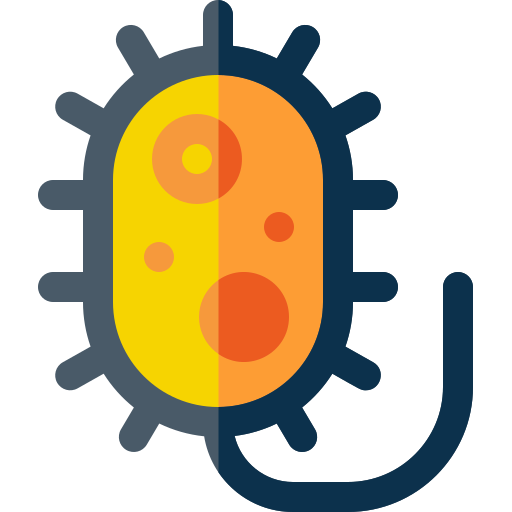 Бактерии Basic Rounded Flat иконка