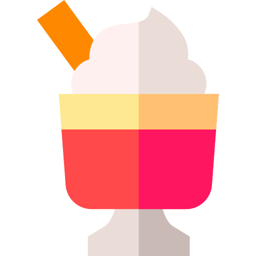 dessert Basic Straight Flat icon