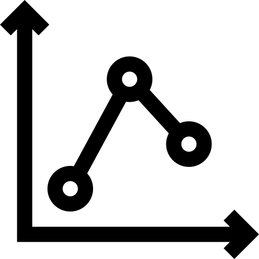 statystyki Basic Straight Lineal ikona