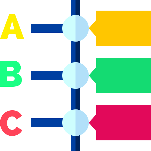 Timeline Basic Straight Flat Ícone