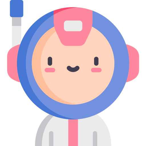 astronaut Kawaii Flat icon