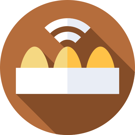 달걀 Flat Circular Flat icon