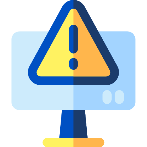 경고 Basic Rounded Flat icon