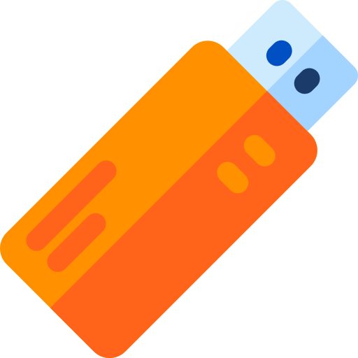 flash drive Basic Rounded Flat icon