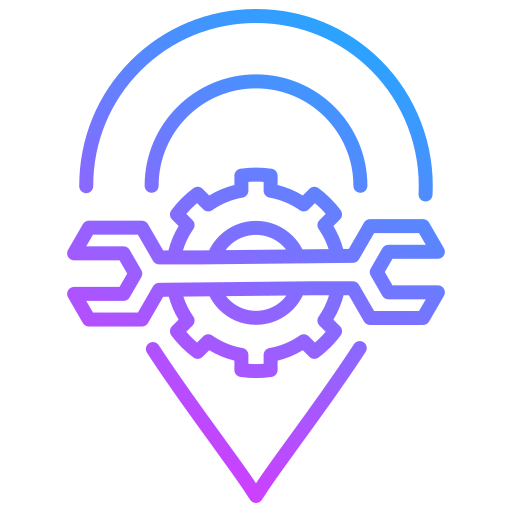 estación de servicio Generic gradient outline icono