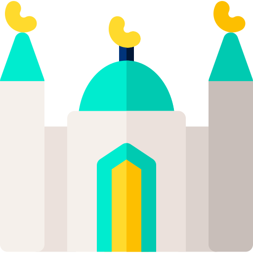meczet Basic Rounded Flat ikona