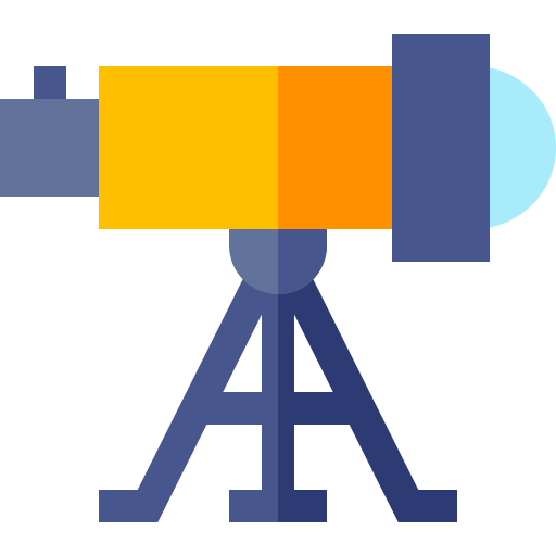 telescoop Basic Straight Flat icoon