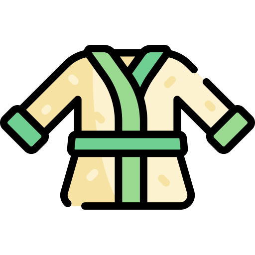 Банный халат Kawaii Lineal color иконка