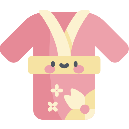 Kimono Kawaii Flat icon