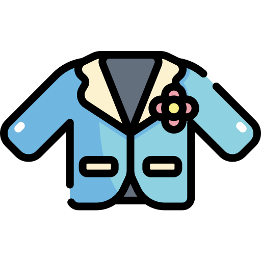 Suit Kawaii Lineal color icon