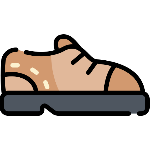 Zapato Kawaii Lineal color icono