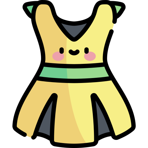 sukienka Kawaii Lineal color ikona