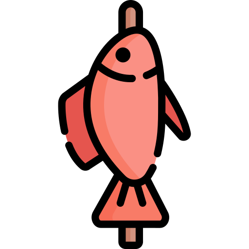 Pescado Special Lineal color icono