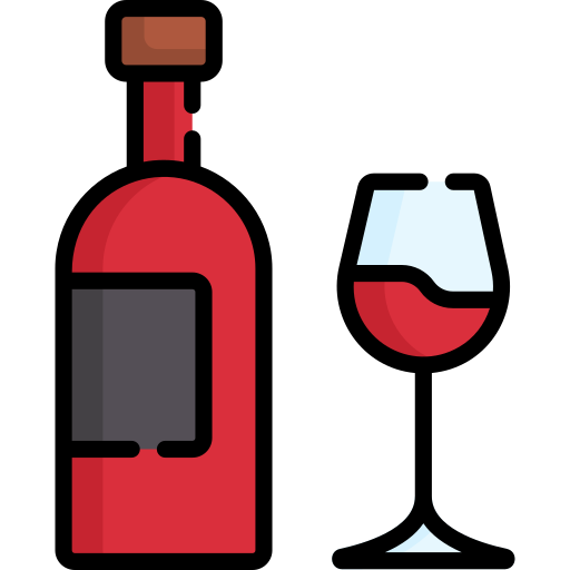 wijn Special Lineal color icoon