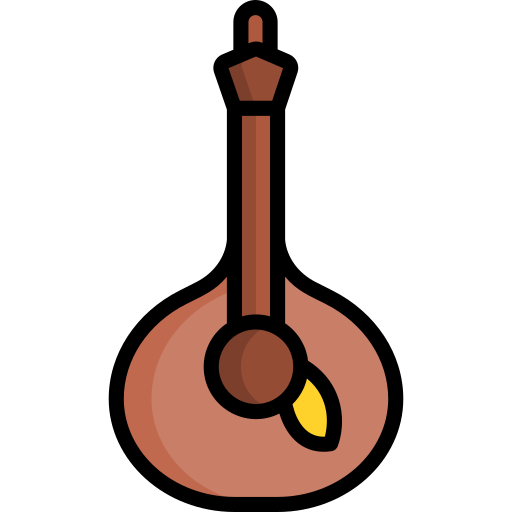 Guitarra Special Lineal color icono