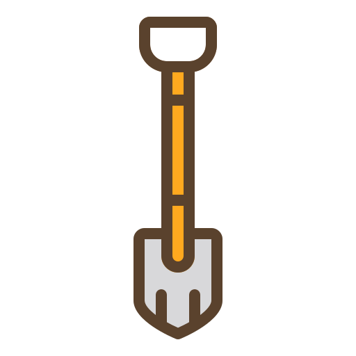 Shovel Berkahicon Lineal Color icon