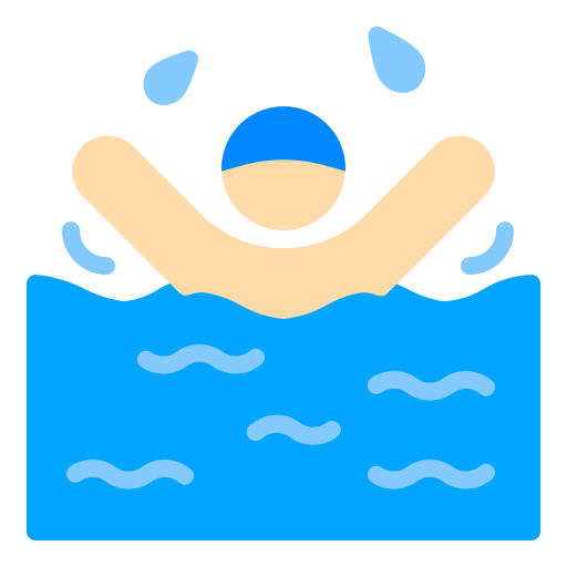 Пловец Berkahicon Flat иконка
