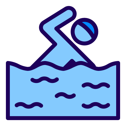 水泳 Berkahicon Lineal Color icon